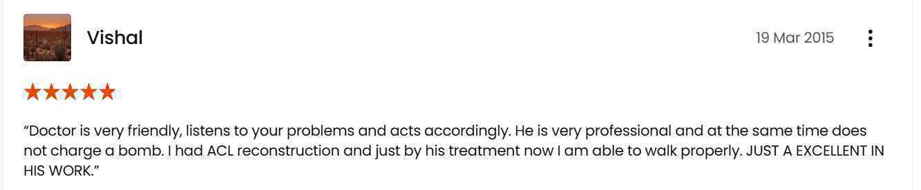 Google Review 1 screenshot